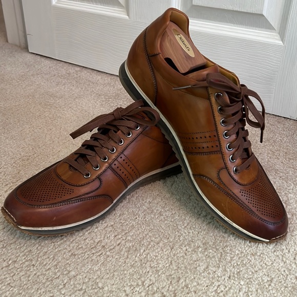 Magnanni Marlow In Cognac Mens Leather 